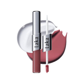 Laka Perfect Twin Lip dual-ended pen with matte lipstick and clear gloss