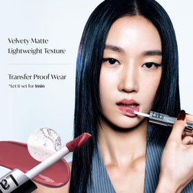 Laka Perfect Twin Lip with glossy finish on lips