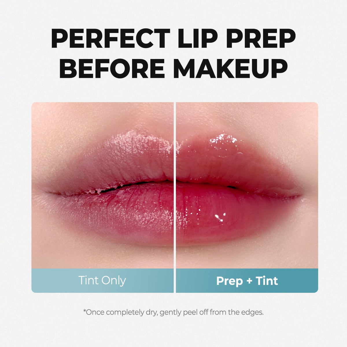 Laka Soothing Prep Lip Mask on a vanity with makeup