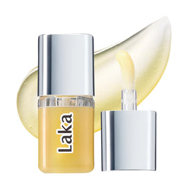 Laka Spicy Lip Plumper 0.14oz front view with clear gloss