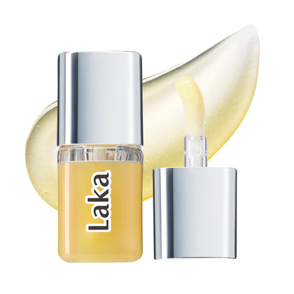 Laka Spicy Lip Plumper 0.14oz front view with clear gloss