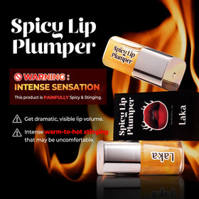 Laka Spicy Lip Plumper in lifestyle setting