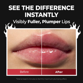 Laka Spicy Lip Plumper showing glossy finish