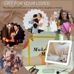 LAKFUES LED Vanity Mirror in elegant gift packaging