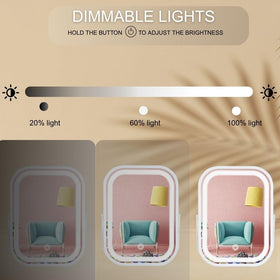 LAKFUES Vanity Mirror with three colour temperature settings
