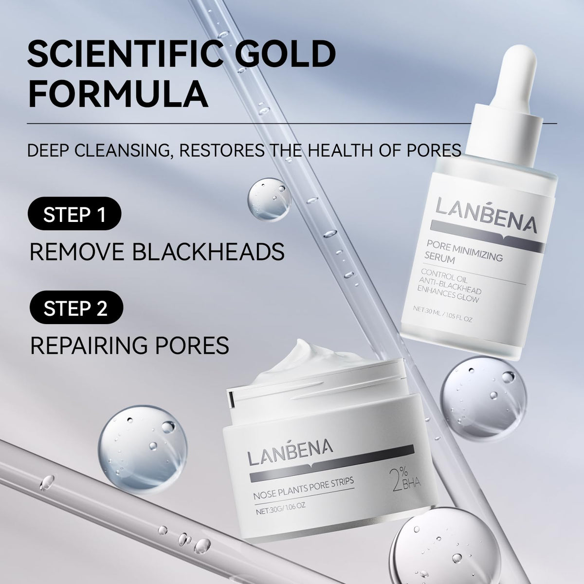 LANBENA blackhead removal set packaging