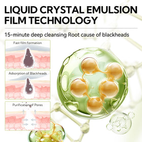 LANBENA Blackhead Remover Mask and strips on a bathroom counter