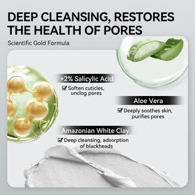 LANBENA Blackhead Remover Peel Off Mask being peeled off