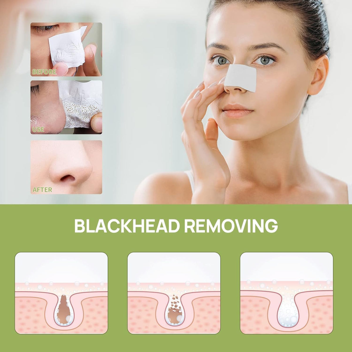 LANBENA Blackhead Remover Peel Off Mask texture close-up