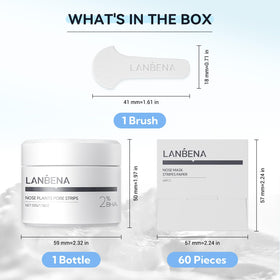 LANBENA Nose Strips showing individual strips
