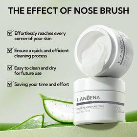 LANBENA Pore Strips application process demonstration