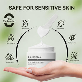 LANBENA Pore Strips packaging details and ingredients