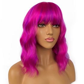 LANCAINI Short Bob Wig on mannequin display