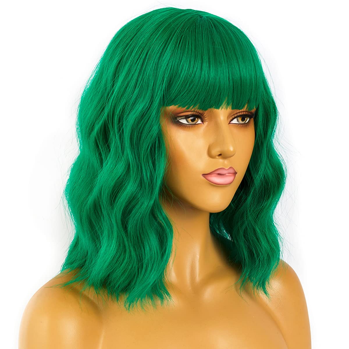 LANCAINI Short Bob Wig on mannequin display