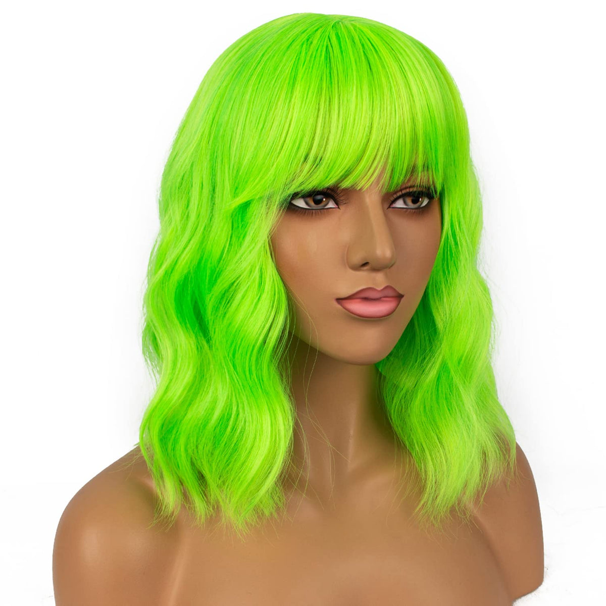 LANCAINI Short Bob Wig packaging and care instructions