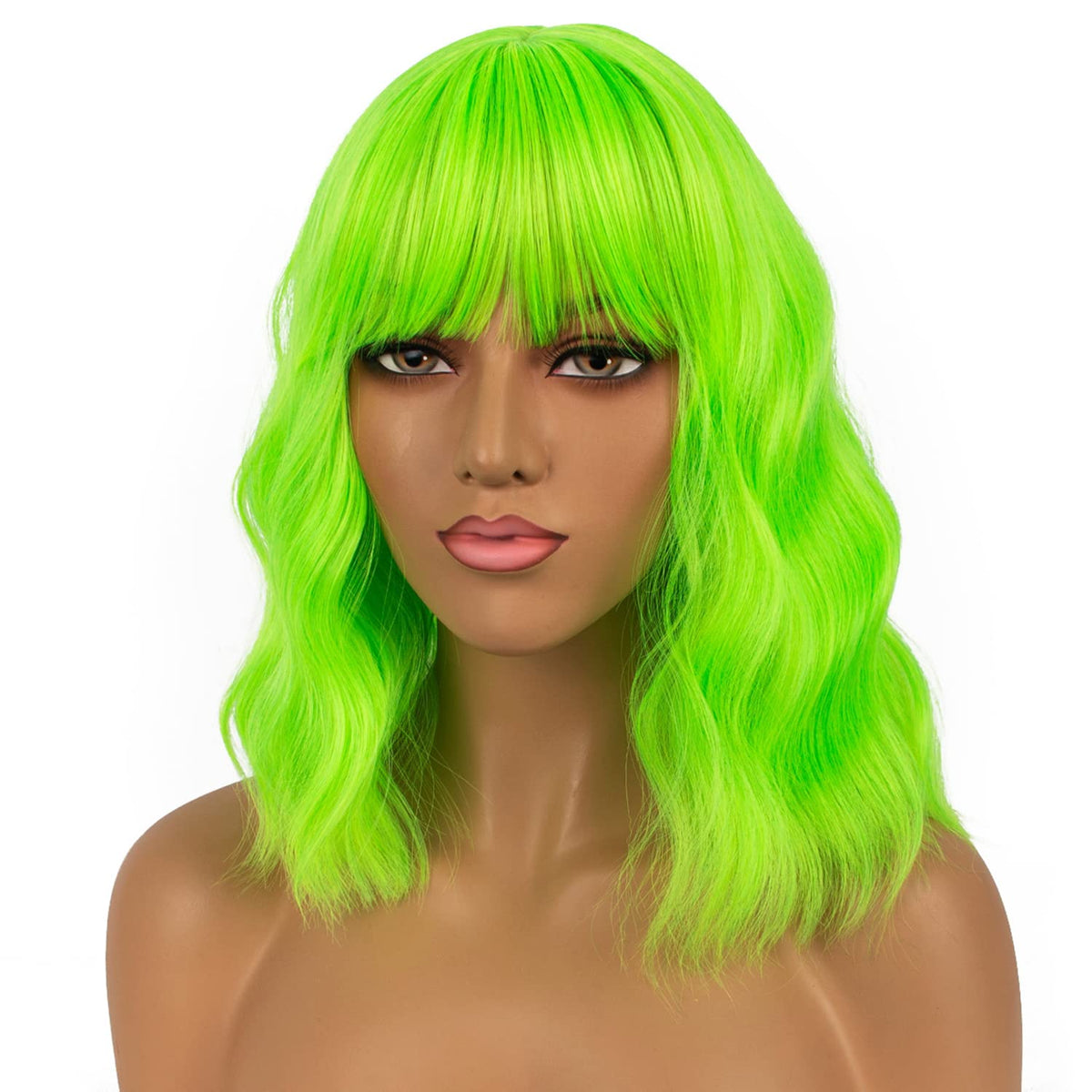 LANCAINI Short Bob Wig styled for a costume