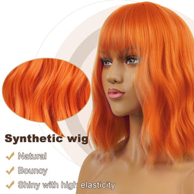 LANCAINI synthetic wig back view