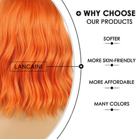 LANCAINI wig close-up of bangs and texture