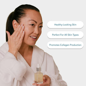 Lancer Triple Peptide Drops Serum application on skin