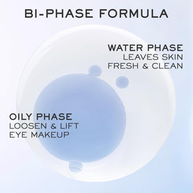 Lancôme Bi-Facil Eye Makeup Remover bi-phase technology close-up
