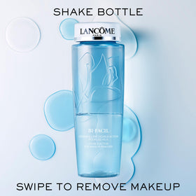 Lancôme Bi-Facil Eye Makeup Remover in hand