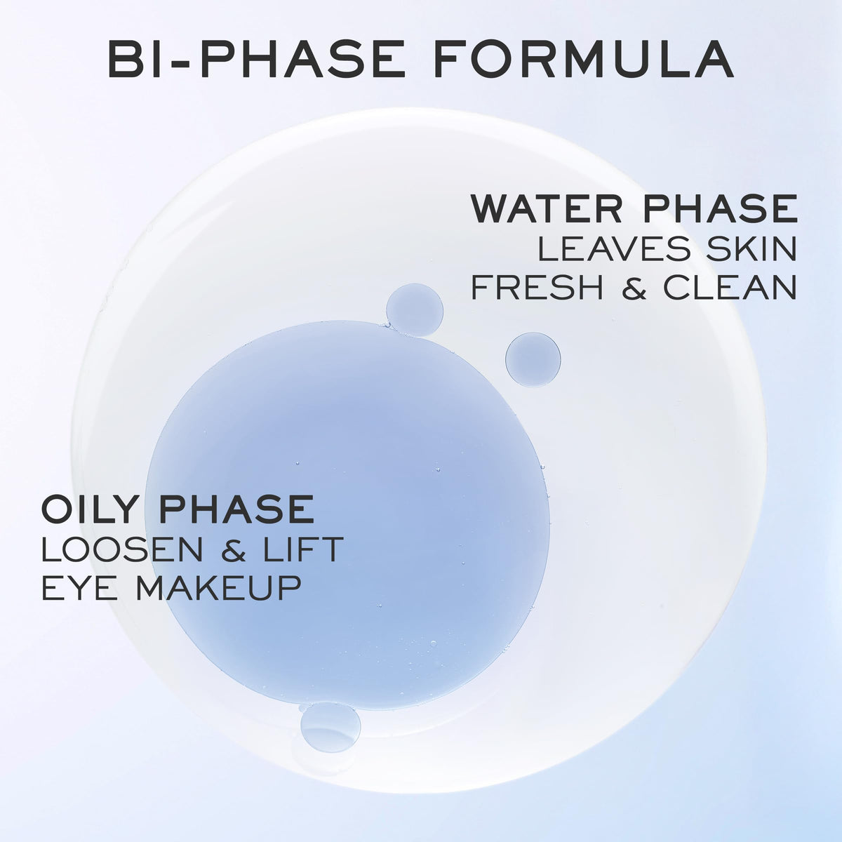 Lancôme Bi-Facil Eye Makeup Remover on vanity with makeup