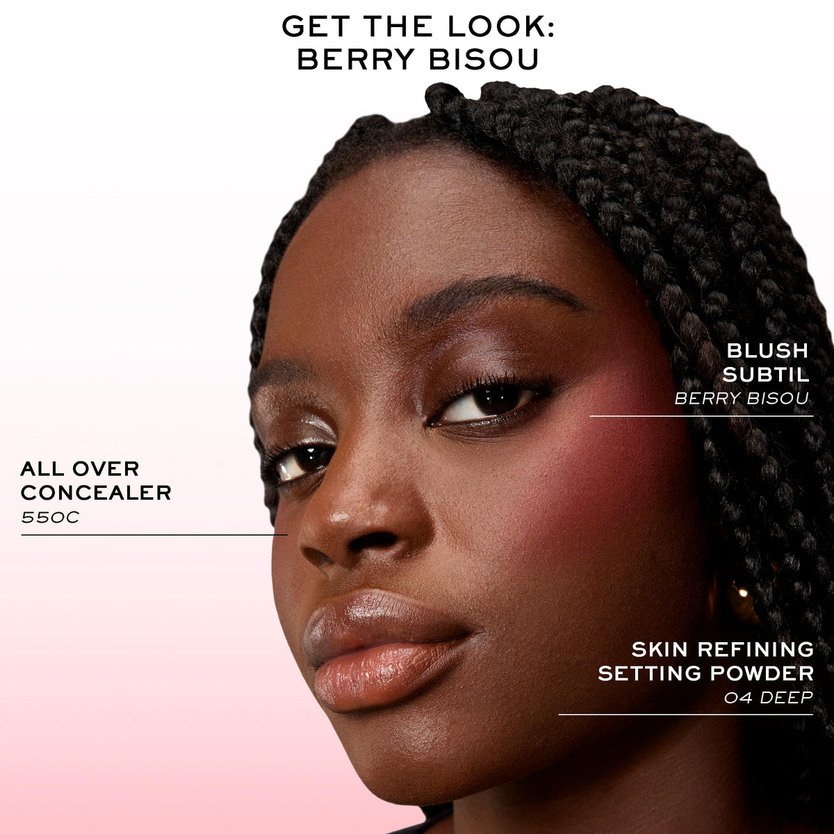 Lancôme Blush Subtil Powder Blush 800 Orange Phoria in makeup setup