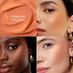 Lancôme Blush Subtil Powder Blush 800 Orange Phoria texture close-up