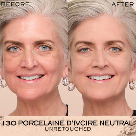 Lancôme Dual Finish Powder Foundation 130 Porcelaine D'Ivoire texture close-up