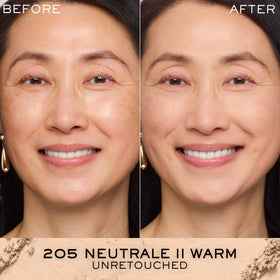 Lancôme Dual Finish Powder Foundation 205 Neutrale II Warm texture close-up