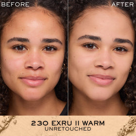Lancôme Dual Finish Powder Foundation 230 Ecru II Warm application with brush
