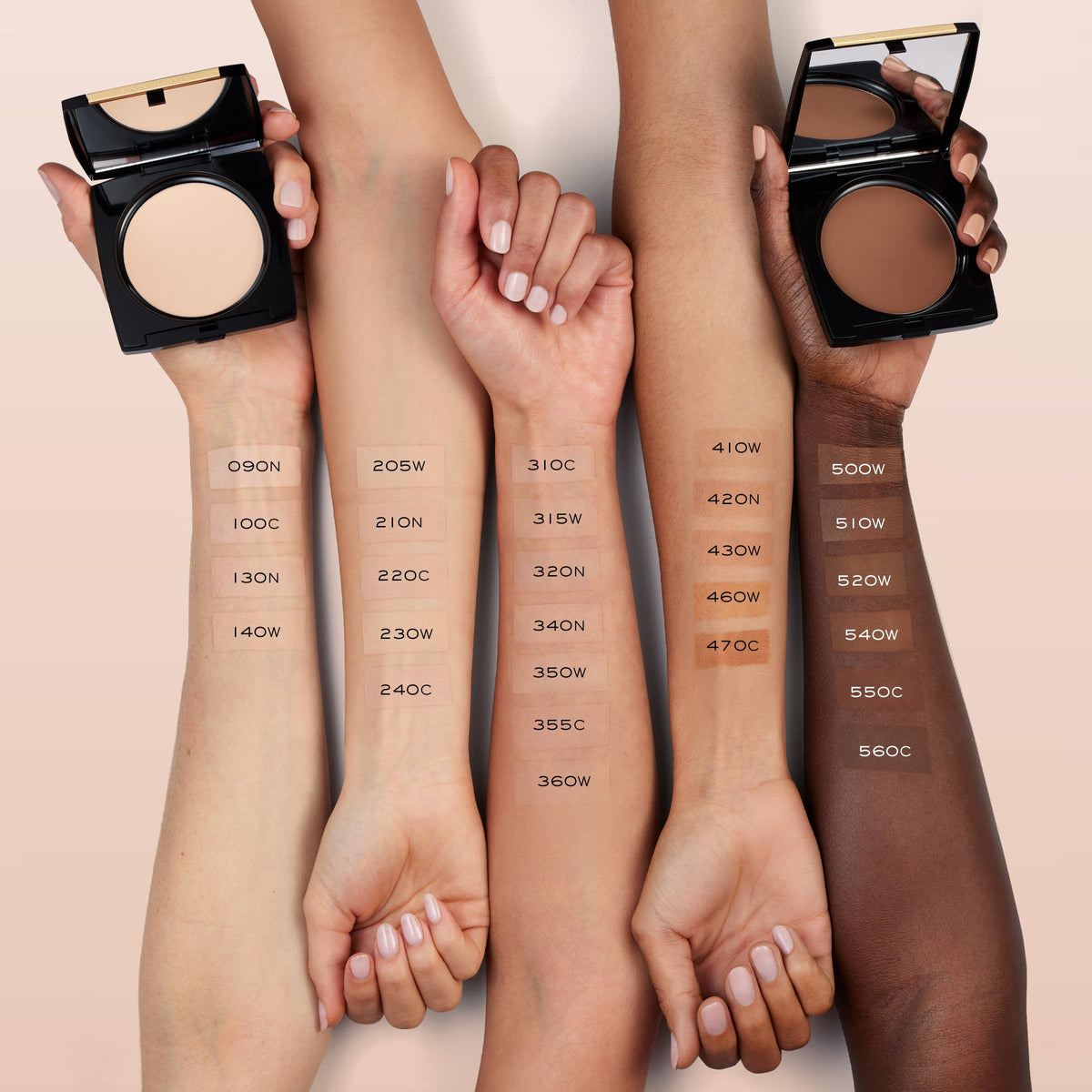 Lancôme Dual Finish Powder Foundation 350 Bisque Warm packaging
