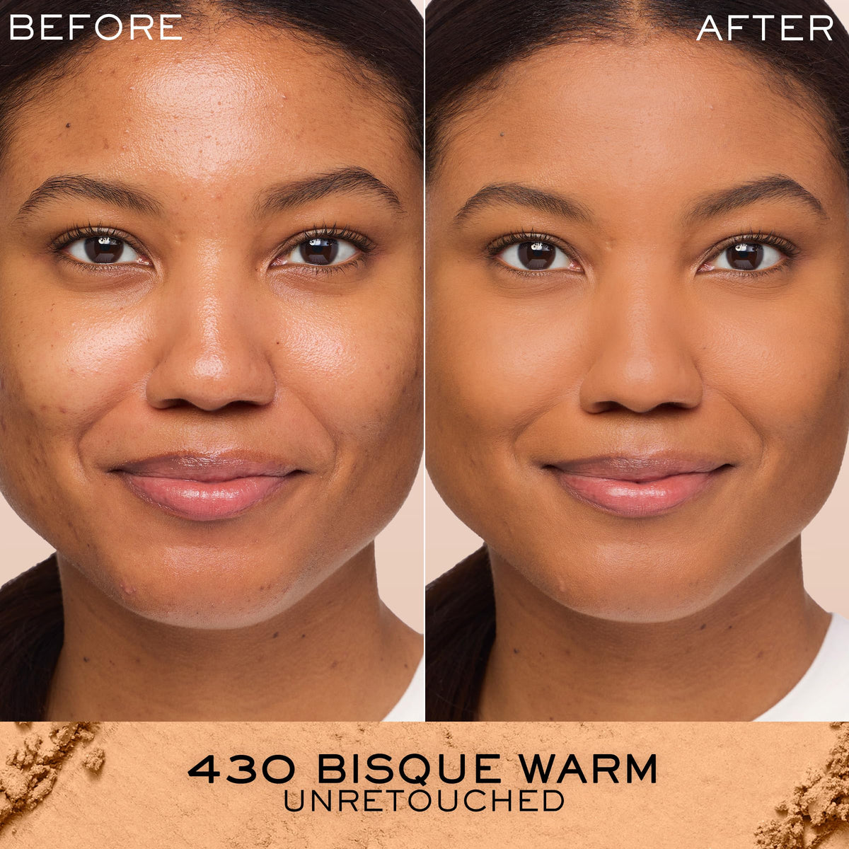 Lancôme Dual Finish Powder Foundation 430 Bisque Warm open view