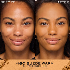 Lancôme Dual Finish Powder Foundation 460 Suede Warm swatch on skin