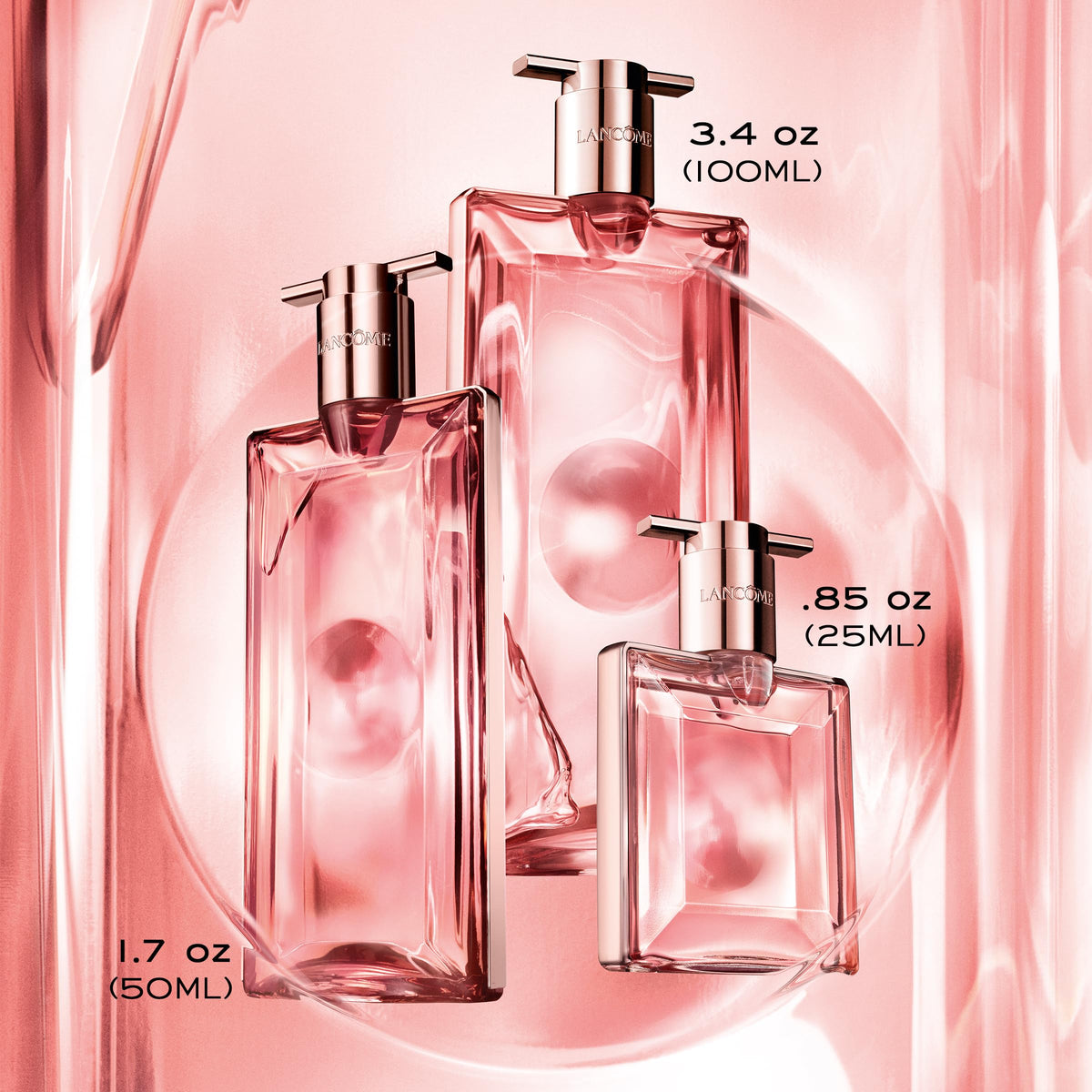 Lancôme Idôle Eau de Parfum close-up of floral notes