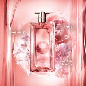 Lancôme Idôle Eau de Parfum floral notes illustration