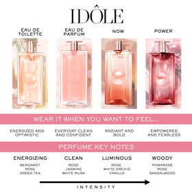 Lancôme Idôle Eau de Parfum lifestyle scene on vanity