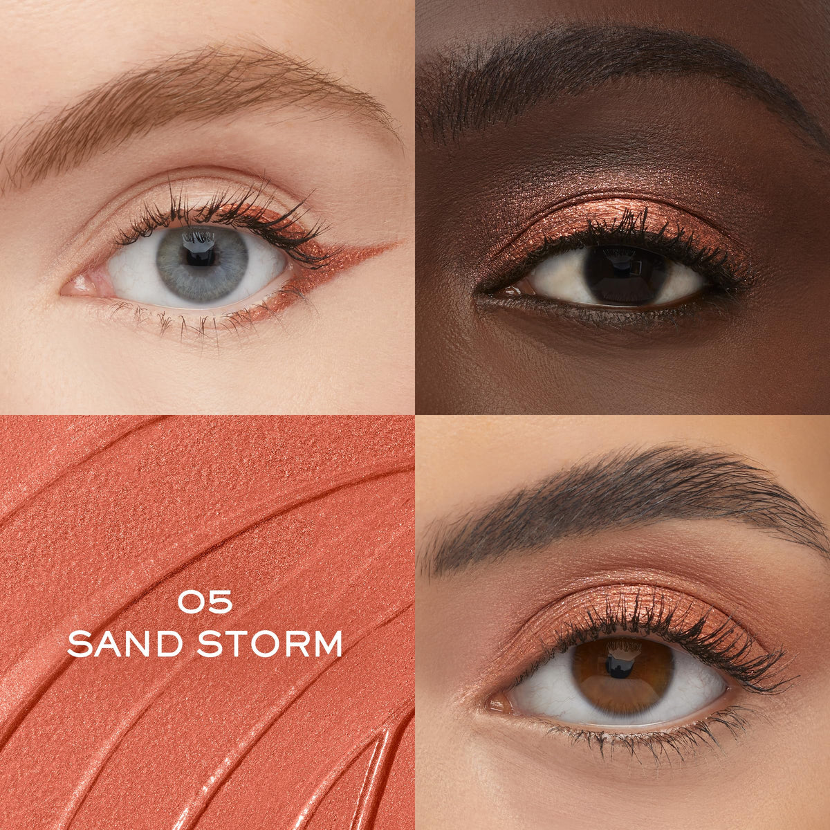 Lancôme Idôle Tint Liquid Eyeshadow & Eyeliner 05 Sand Storm swatch on skin