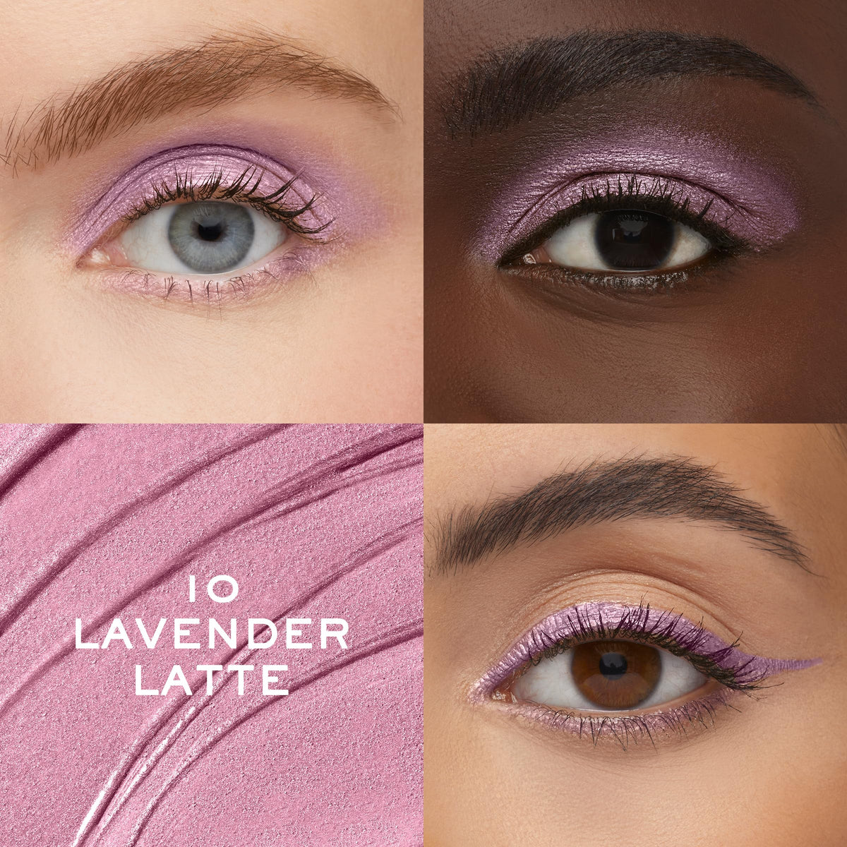 Lancôme Idôle Tint Liquid Eyeshadow & Eyeliner 10 Lavander Latte applicator close-up