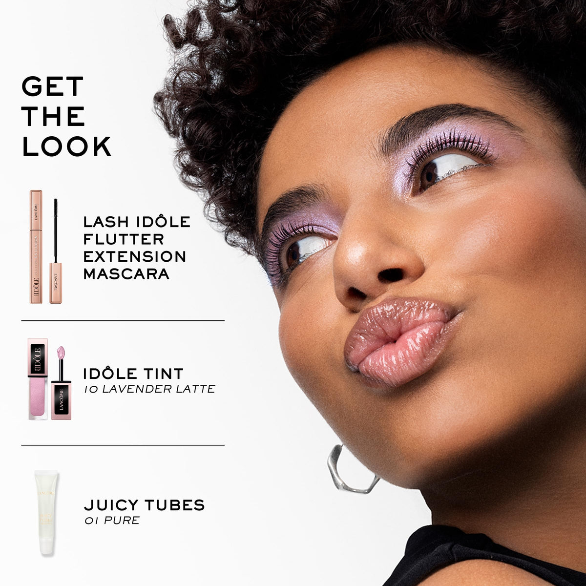Lancôme Idôle Tint Liquid Eyeshadow matte and shimmer shades