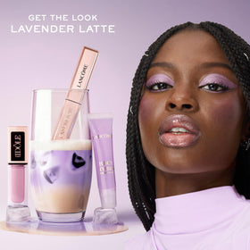 Lancôme Juicy Tubes 20 Lavender Latte on a makeup vanity