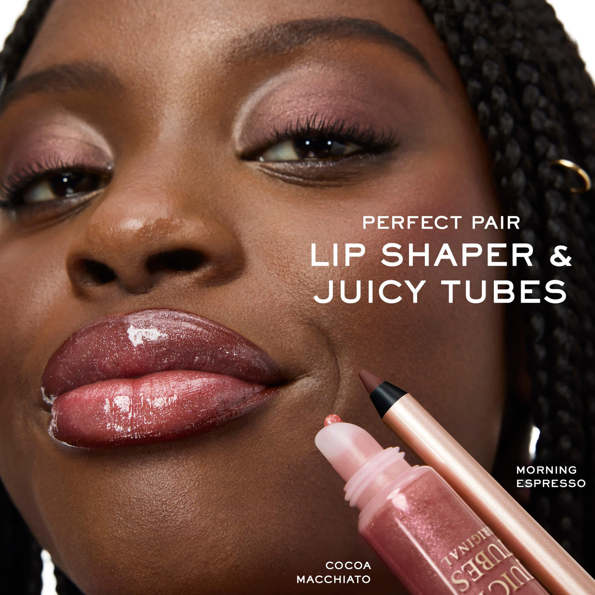 Lancôme Juicy Tubes Hydrating Lip Gloss 27 Cheeky Cherry with other makeup products