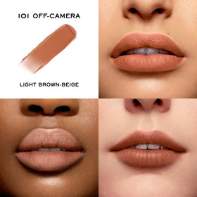 Lancôme L'Absolu Rouge Intimatte Lipstick 101 petal-shaped bullet
