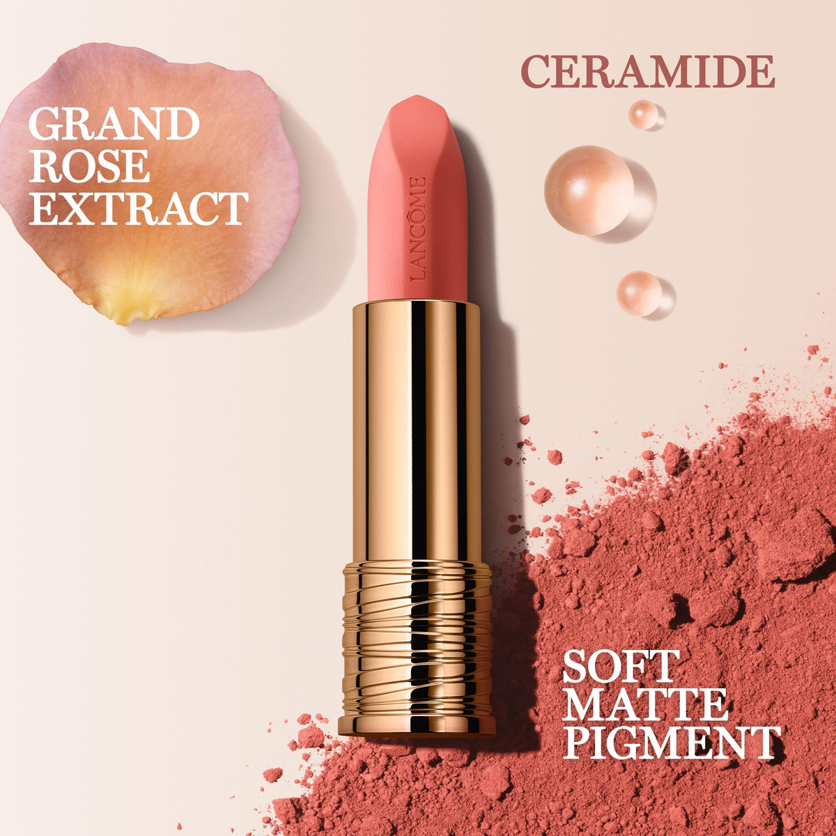 Lancôme L'Absolu Rouge Intimatte Lipstick 274 packaging
