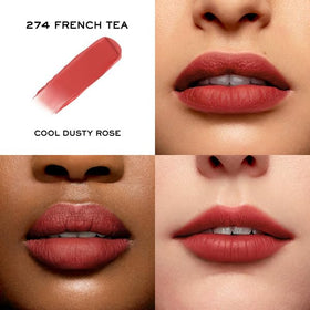 Lancôme L'Absolu Rouge Intimatte Lipstick 274 swatch on skin