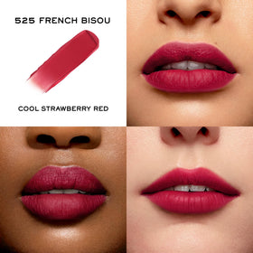 Lancôme L'Absolu Rouge Intimatte Lipstick 525 swatch on skin