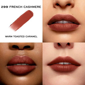 Lancôme L'Absolu Rouge Intimatte lipstick showing petal-shaped bullet