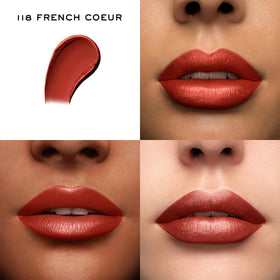 Lancôme L'Absolu Rouge Lipstick 118 French Cœur showing creamy texture