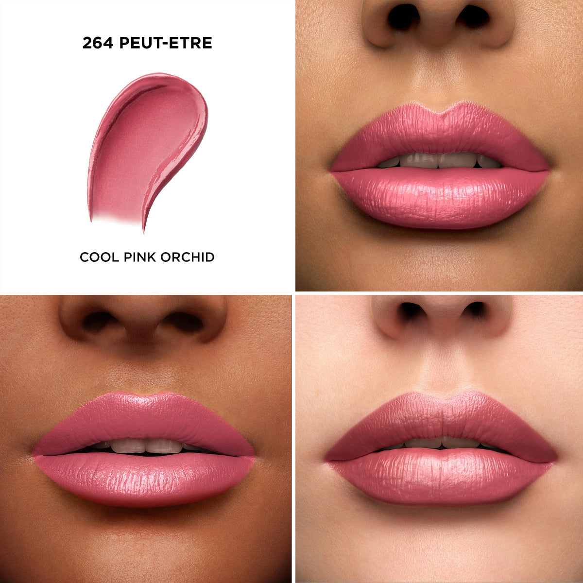 Lancôme L'Absolu Rouge Lipstick 264 Peut Être showing creamy texture