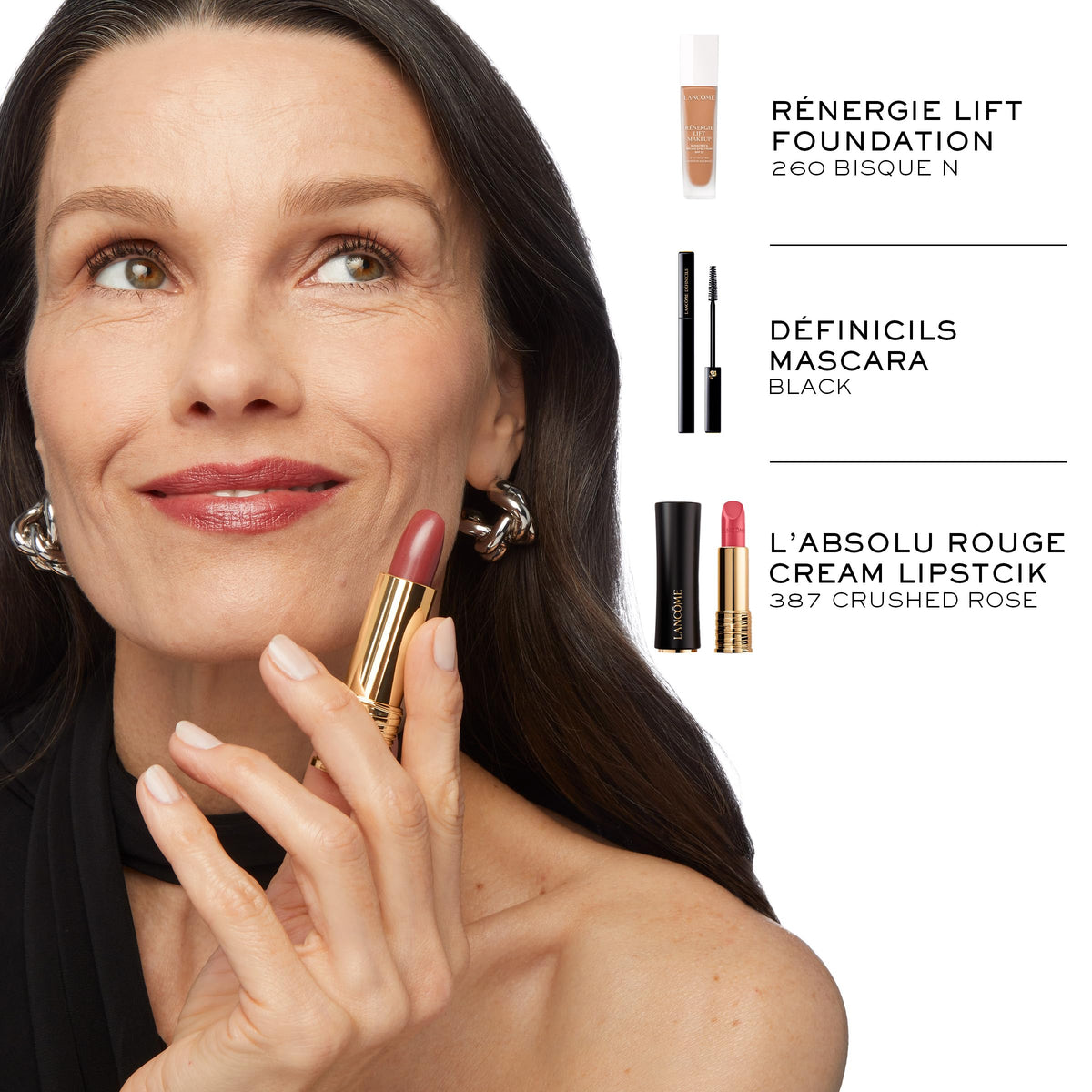 Lancôme L'Absolu Rouge Lipstick 264 Peut Être with rose balm ingredients